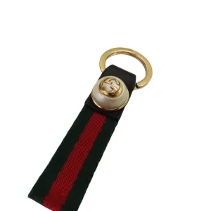 Pearl Long-lasting Gucci 476390 Big-ticket savings Keyring GG