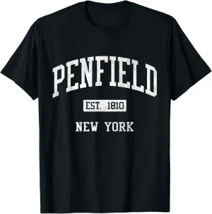 Penfield New York NY JS04 Vintage Athletic Sports T-Shirt