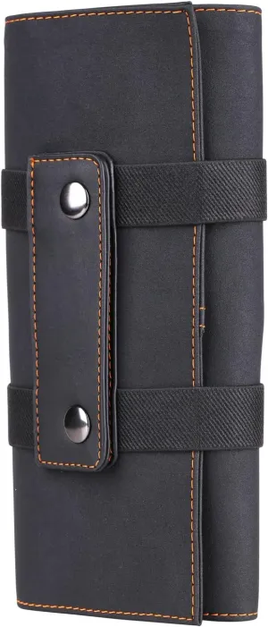 PERFEHAIR Hair Stylist Scissor Holder Pouch Cases for Hairdressers, Salon Tools Holster Bag, Soft Fabric Roll-Up Organiser