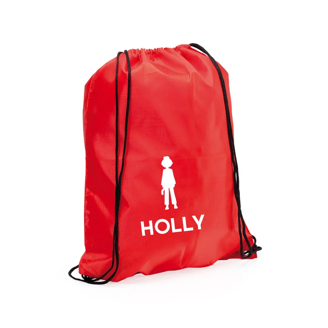 Personalised Children's Martial Arts Drawstring Bag