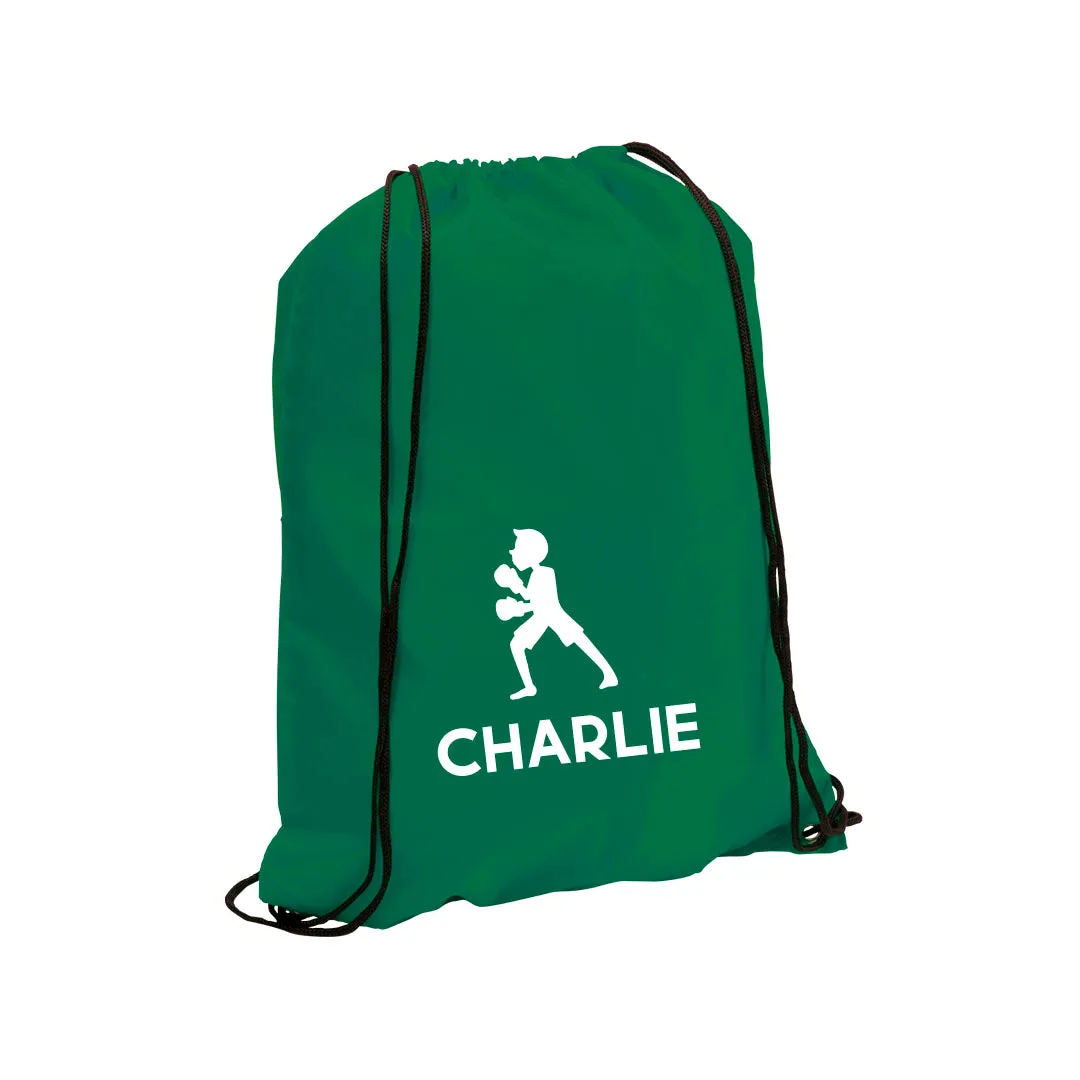 Personalised Children's Martial Arts Drawstring Bag