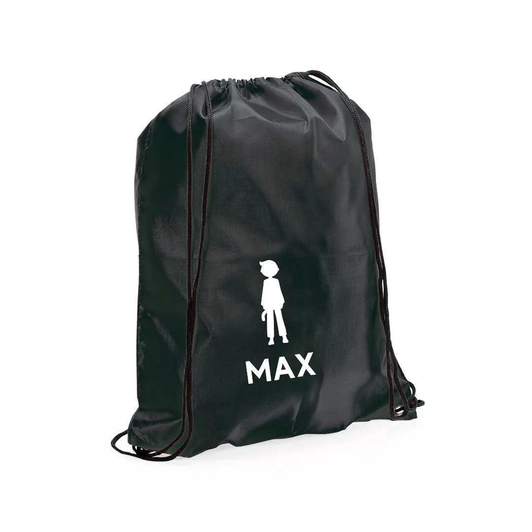 Personalised Children's Martial Arts Drawstring Bag
