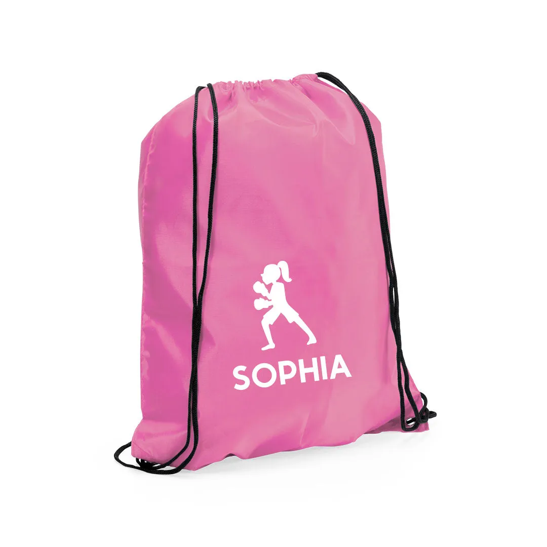 Personalised Children's Martial Arts Drawstring Bag
