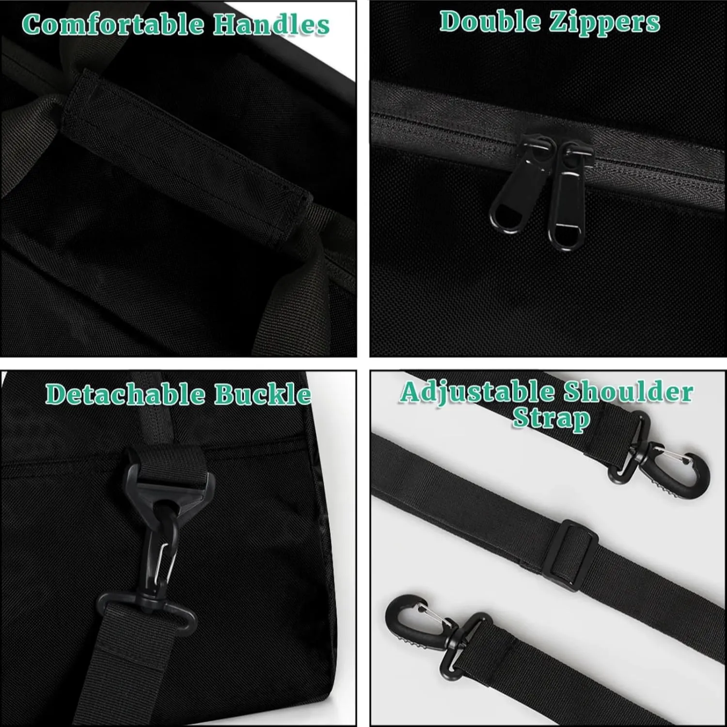 Personalize-Kids-Duffel-Bags With Custom Name - Lightweight Gym Bag for Boys & Girls, Sports Backpack for School, Travel, and Workout Black