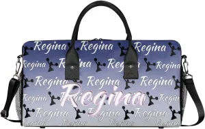 Personalized Cheer Bag, Custom Dance Ballet Bag with Name, Custom Cheer Training Practice Gym Bag Travel Sport Duffel Bag for Women, Cobalt Blue Gradient