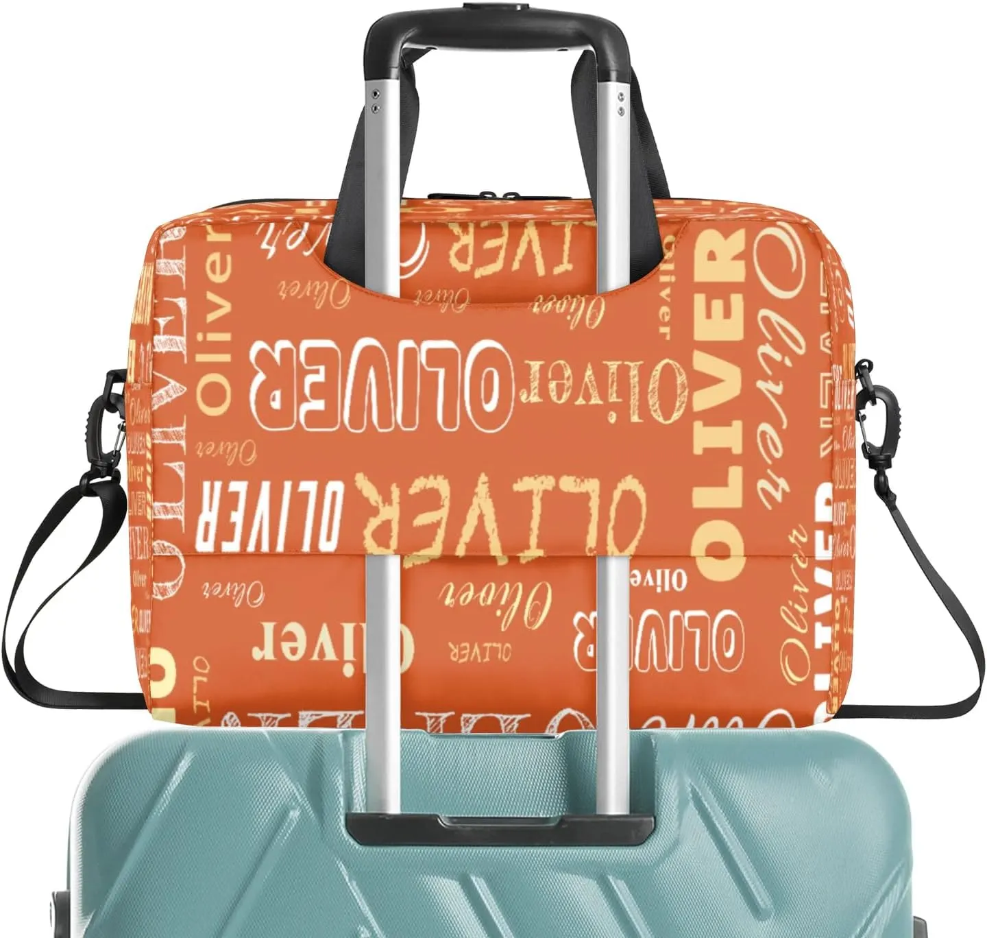 Personalized Picture Laptop Tote Custom Name Laptop Case Shoulder Bag Messenger Computer Bags Laptop Adjustable Shoulder