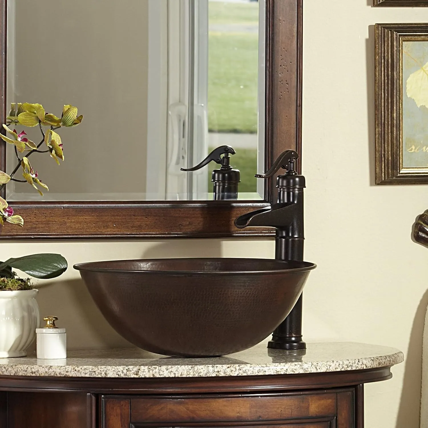 Pfister LF040YP0U LF-040-YP0U Ashfield Single Control Vessel Bathroom Faucet in Rustic Bronze, 1.2gpm, 1.2 GPM
