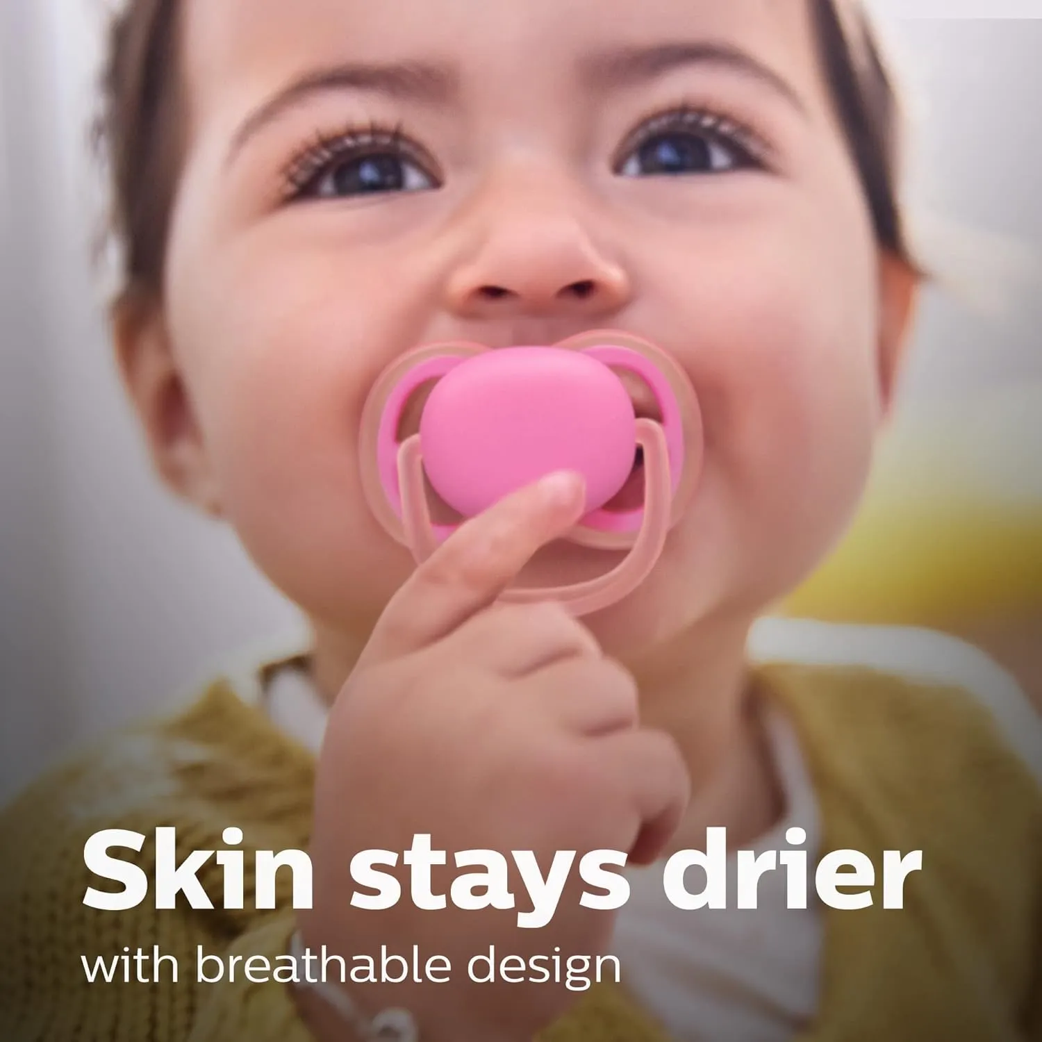 Philips AVENT Ultra Air Pacifier, 0-6 Months, Blue/Green, 4 Pack, SCF244/40