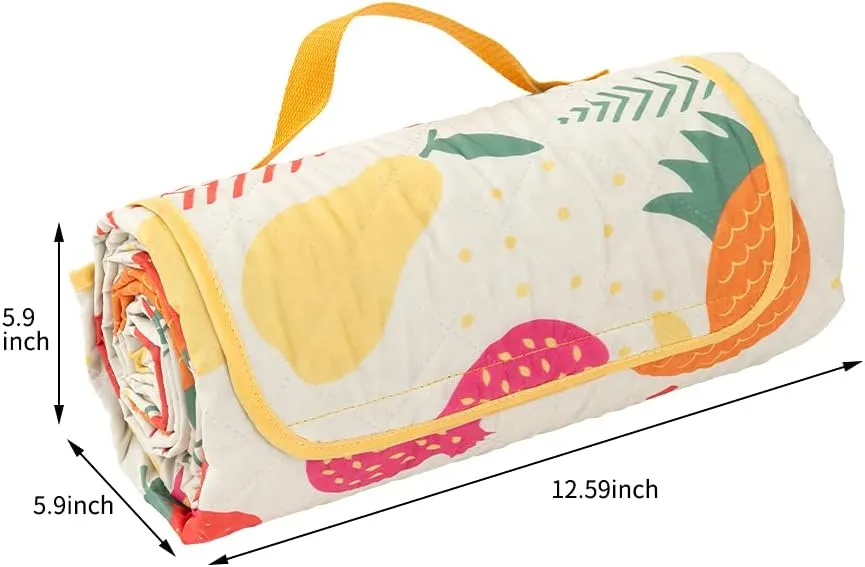 Picnic Blanket, Waterproof Sandproof, Machine Washable, Extra Large Outdoor Blanket, Portable Picnic Mat for Grass, Park, Beach, Camping