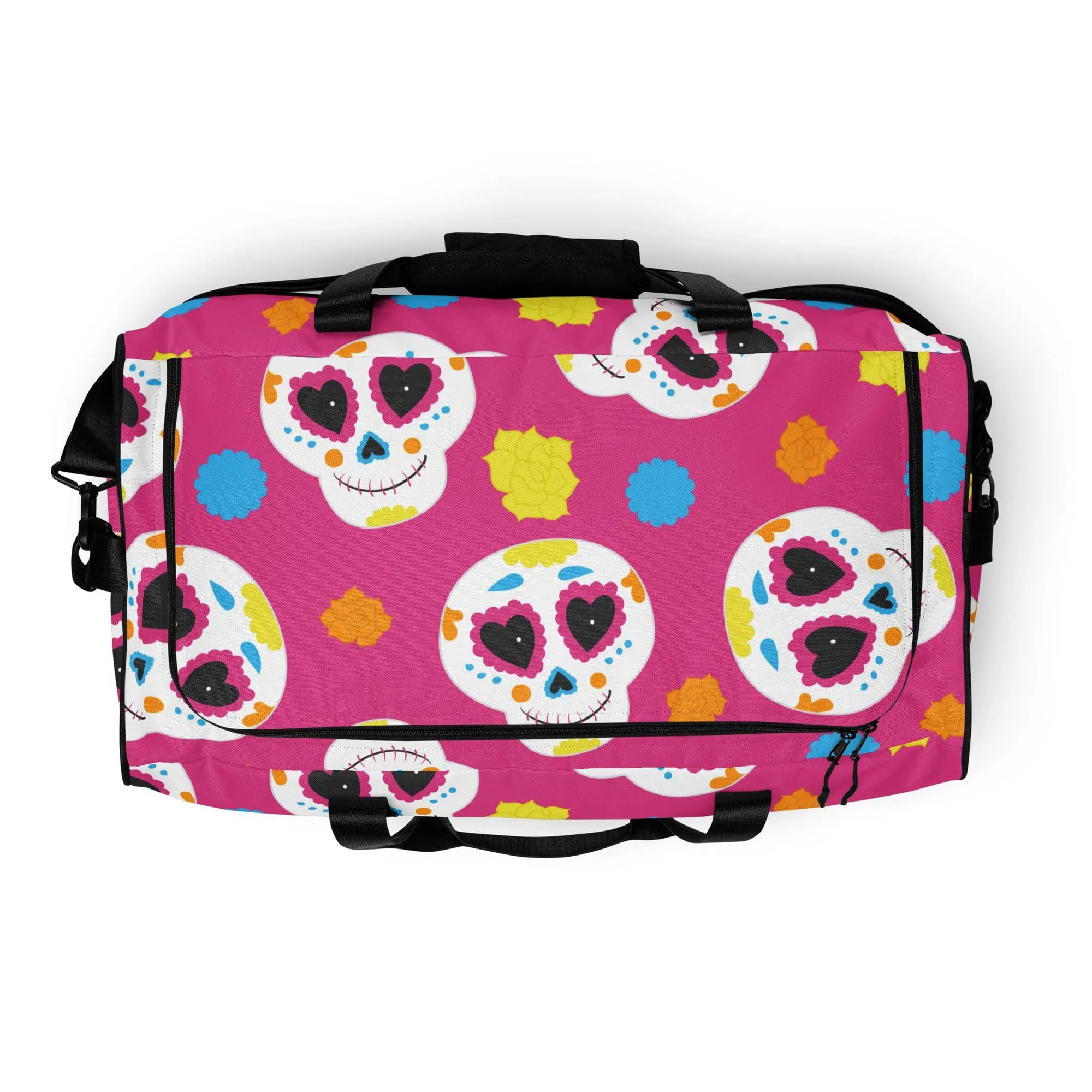 Pink Sugar Skulls Sports Duffle bag