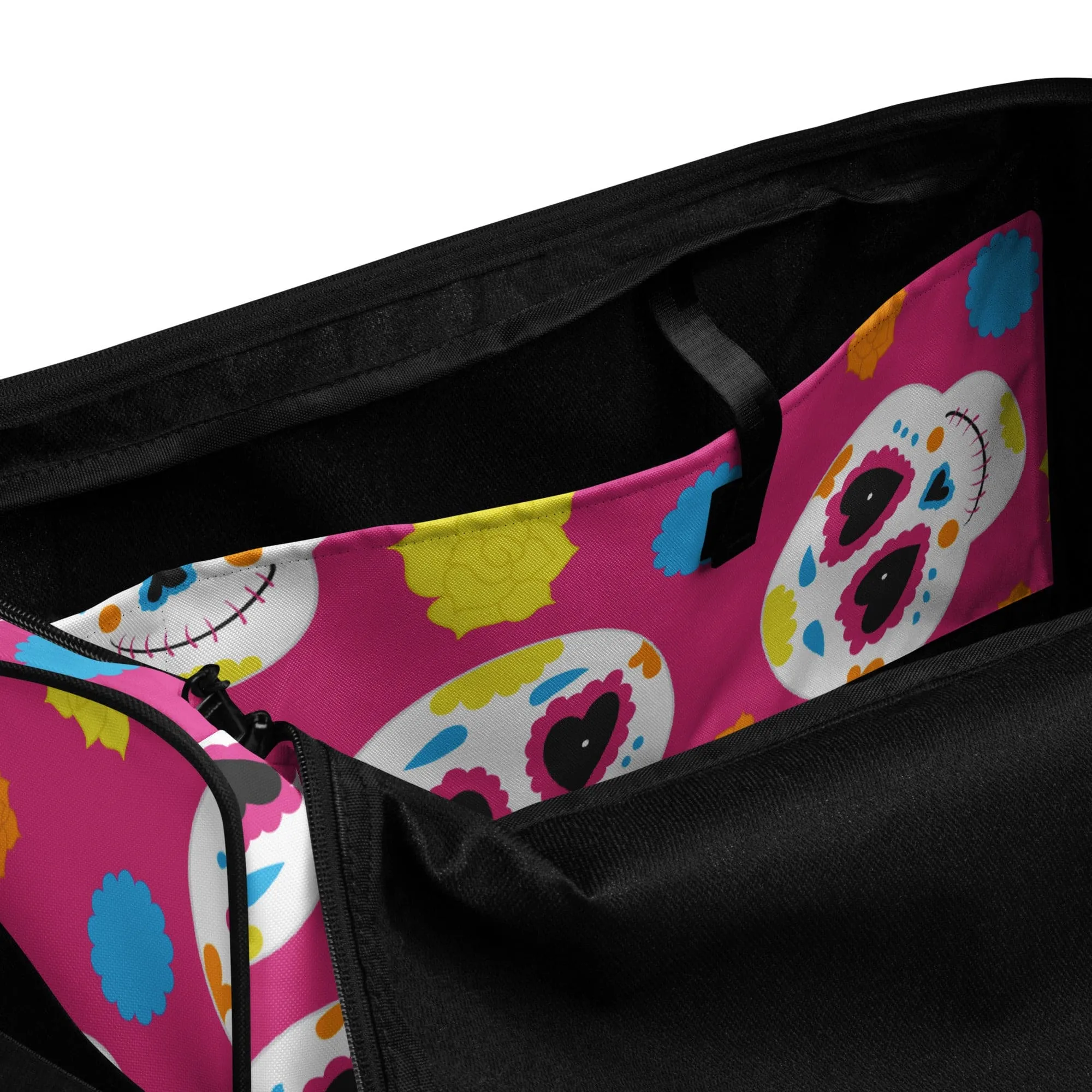 Pink Sugar Skulls Sports Duffle bag