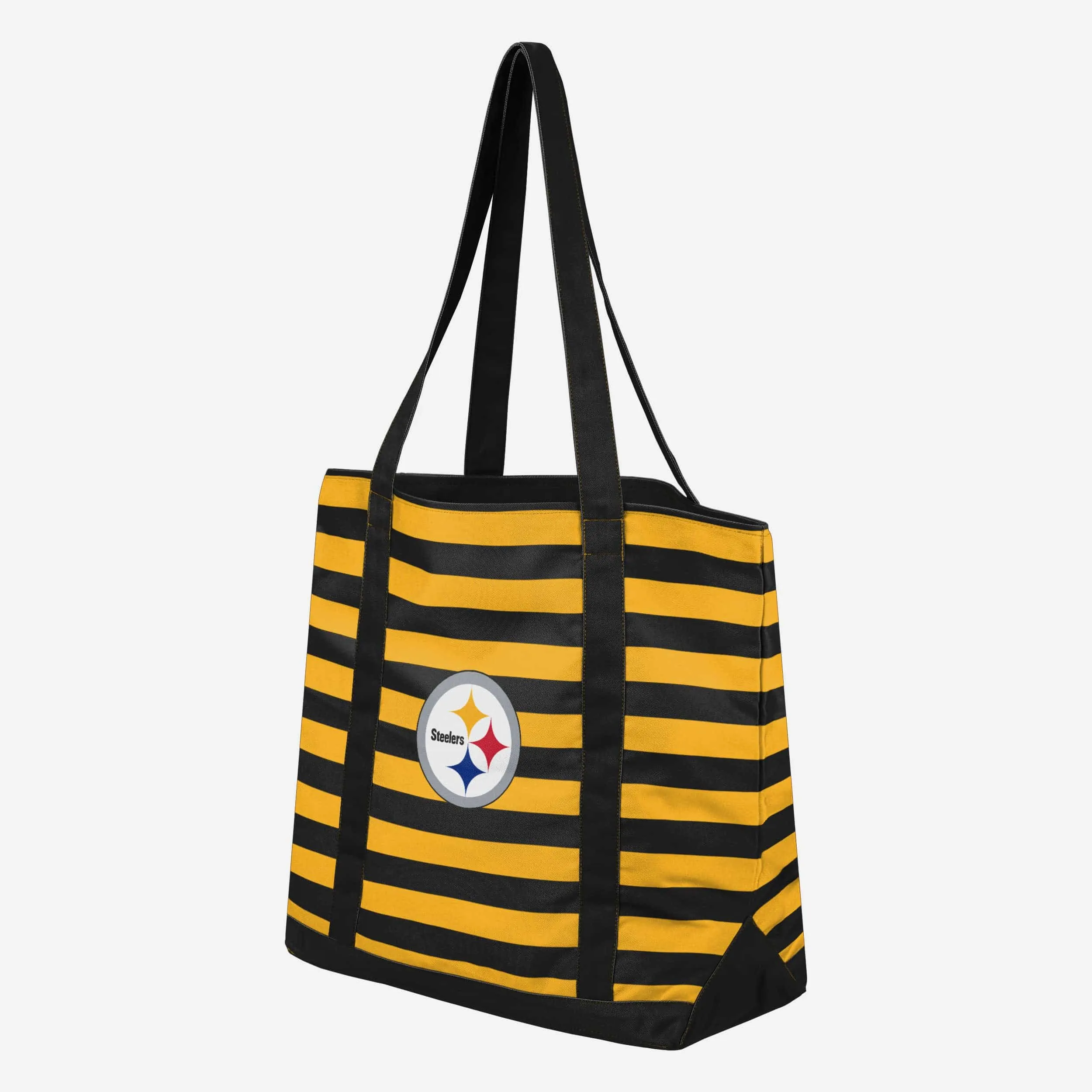 Pittsburgh Steelers Team Stripe Canvas Tote Bag