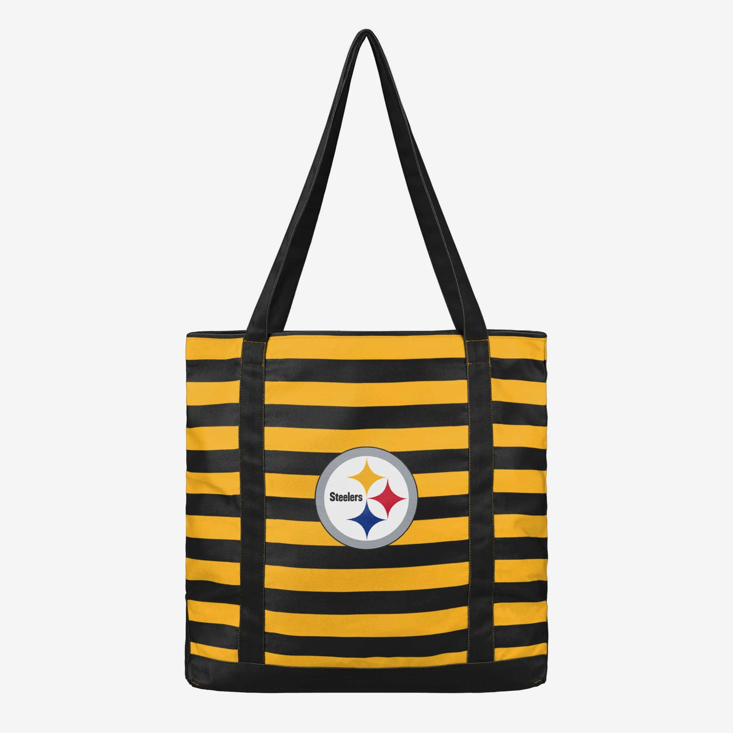 Pittsburgh Steelers Team Stripe Canvas Tote Bag