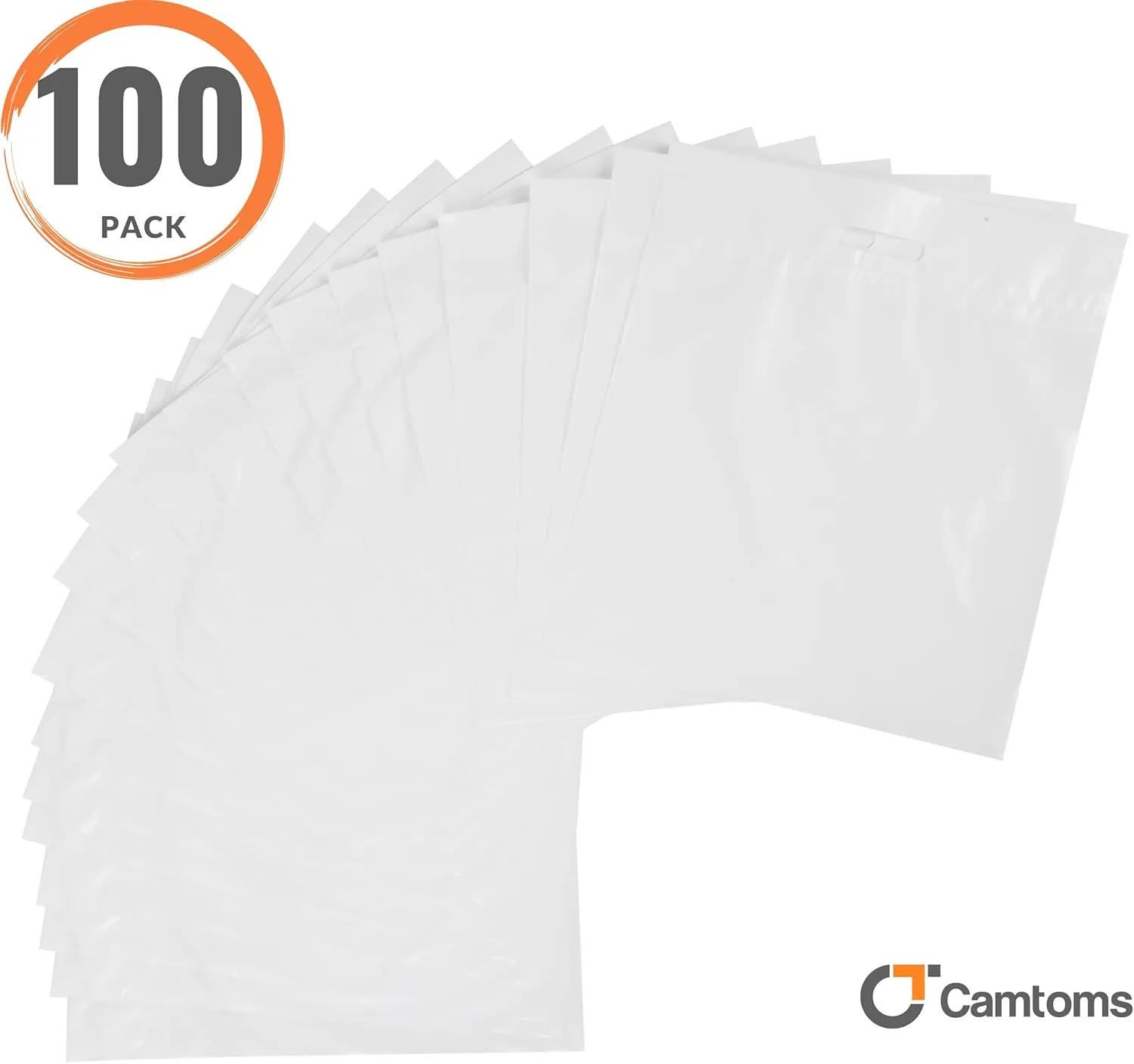 Plastic Shopping Bags for Small Business | 16x18 Extra Large Merchandise Bags | Boutique Bags | Big Retail Bags with Handles | Bolsas de Plastico para Negocio