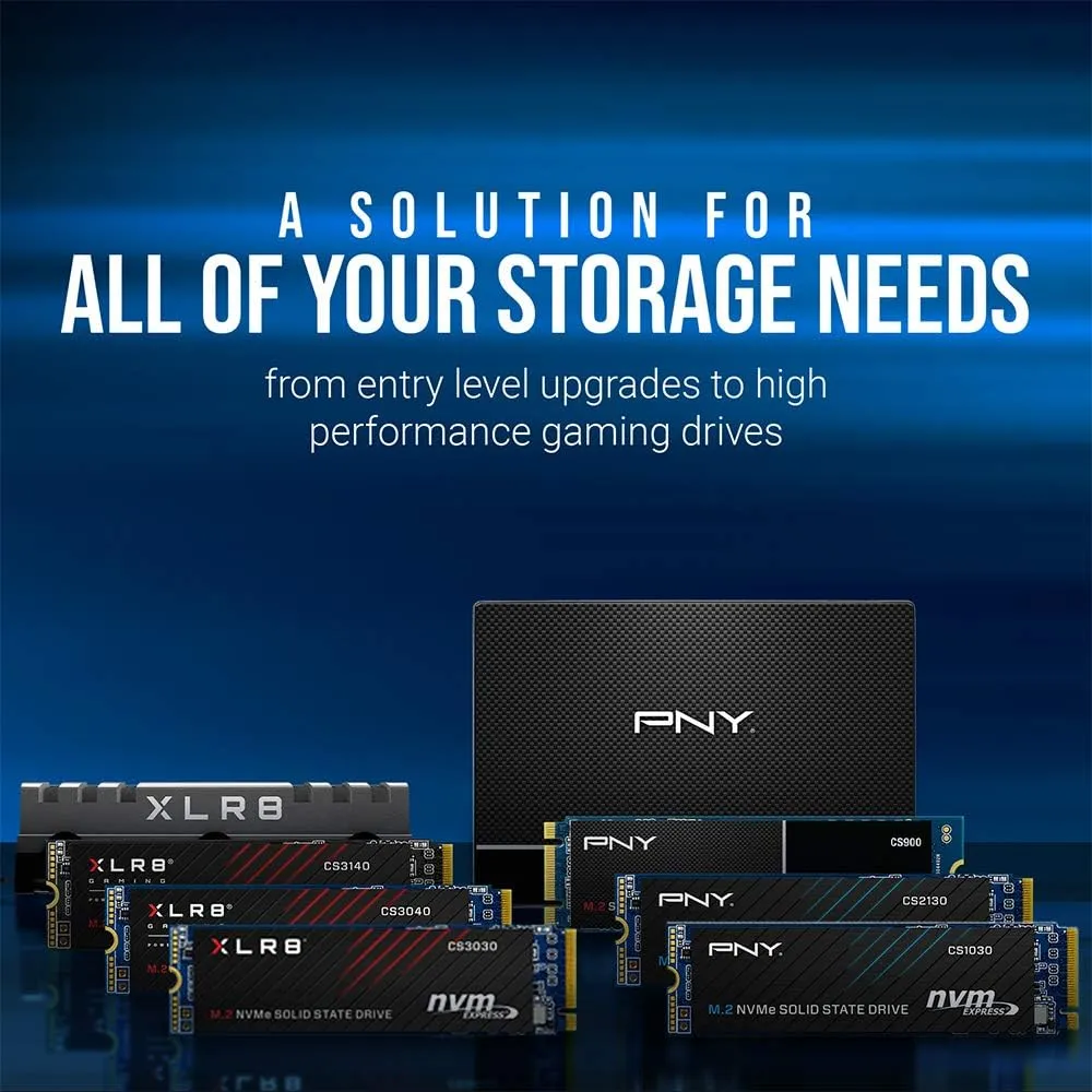 PNY M280CS1030-2TB-RB M.2 NVMe PCIe Gen3 x4 Internal Solid State Drive (SSD)