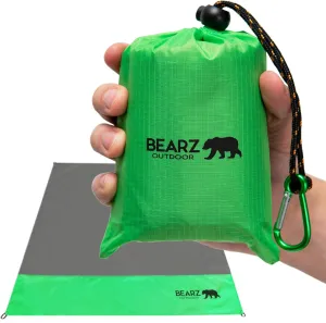 Pocket Blanket - Beach Blanket Waterproof Sandproof, Picnic Blankets Waterproof Foldable, Lightweight & Compact for Hiking, Camping, Travel, Festival Accessories