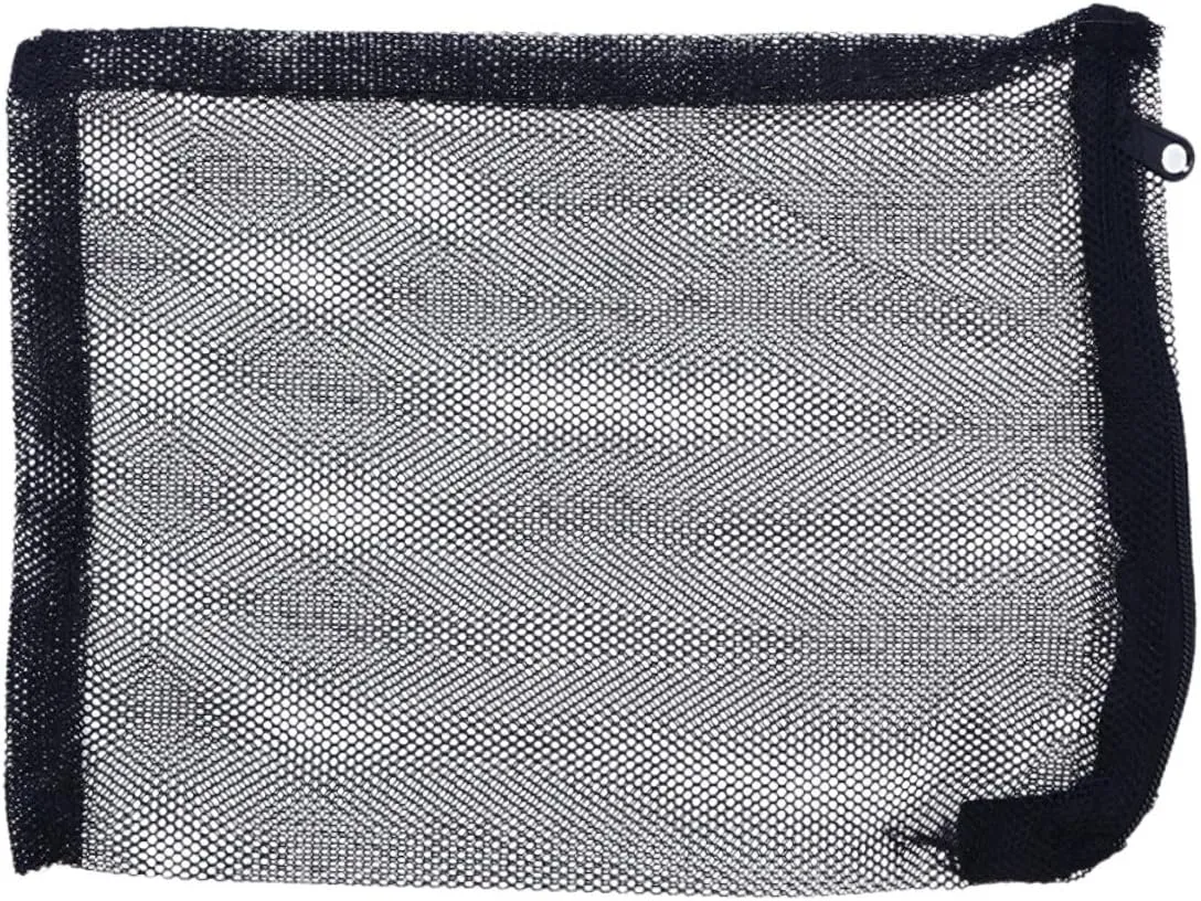 POPETPOP 12pcs Bag for Garden Pond Aquariums Aquarium Bags Media Bag Small Aquarium Media Bag Mesh Bag Fish Tank Bags Filters Filtration Aquatic Bag Black