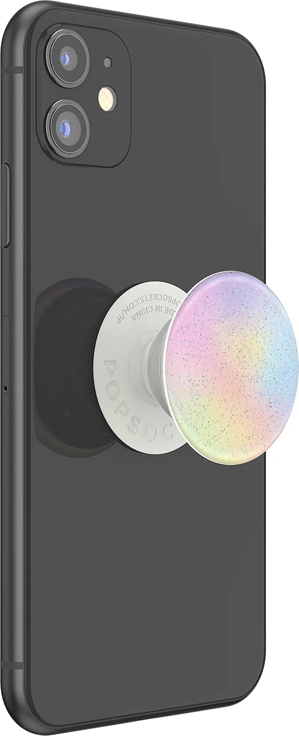 PopSockets Phone Grip with Expanding Kickstand, Glitter PopGrip - Glitter Pastel Nebula