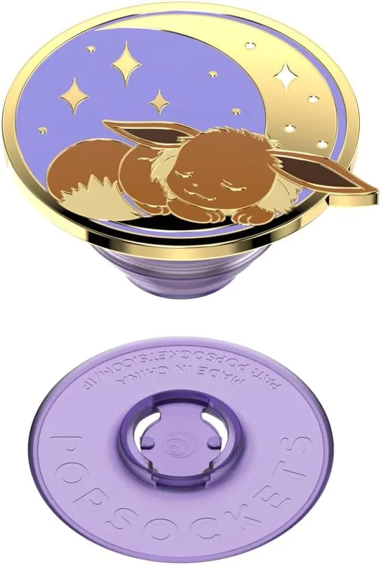POPSOCKETS Phone Grip with Expanding Kickstand, PopSockets for Phone, Pokemon - Enamel Sleeping Eevee