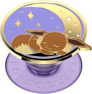 POPSOCKETS Phone Grip with Expanding Kickstand, PopSockets for Phone, Pokemon - Enamel Sleeping Eevee