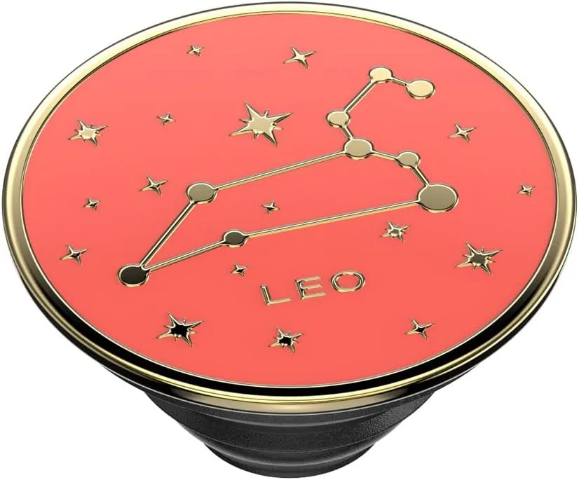 ​​​​PopSockets Phone Grip with Expanding Kickstand, Zodiac Sign - Leo