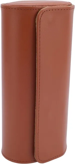 Portable Watch Organizer, Watch Travel Case, PU Leather Watch Holder, Watch Roll Travel Case, Mechanical Watch Organizer Box for Home Storage Travel Display (Triple Grid)