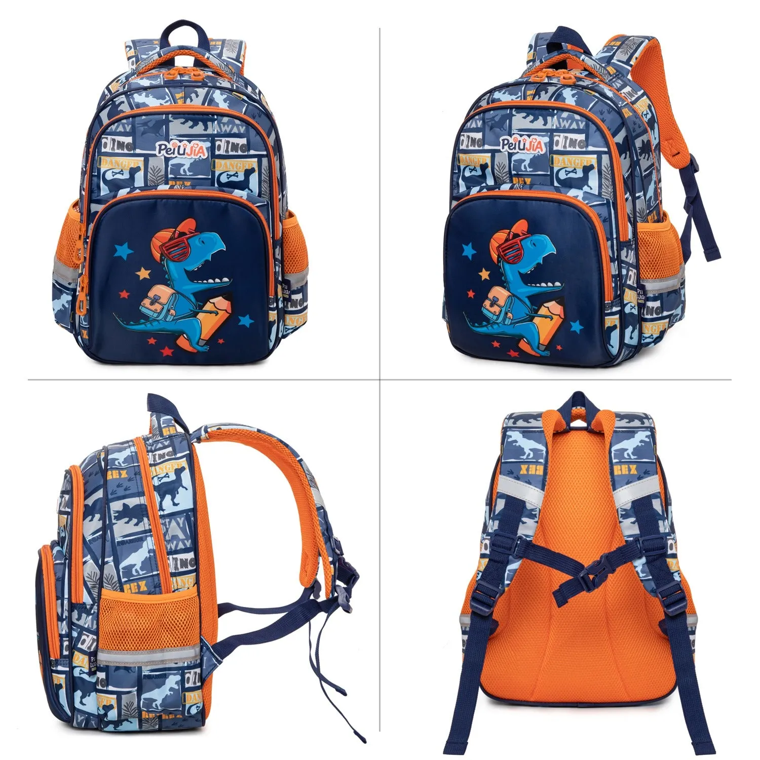 Premium Dino   School Backpack For Kids