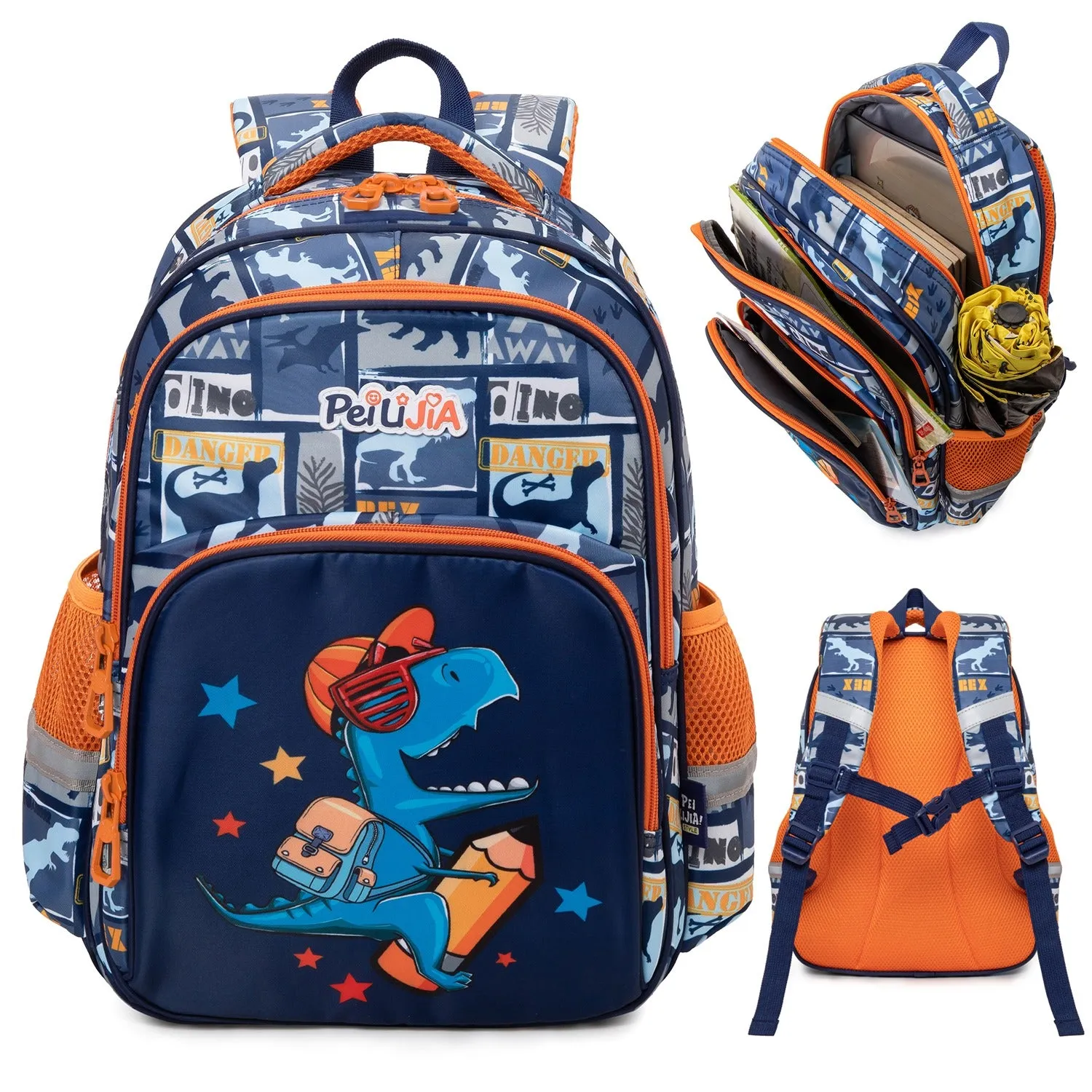 Premium Dino   School Backpack For Kids