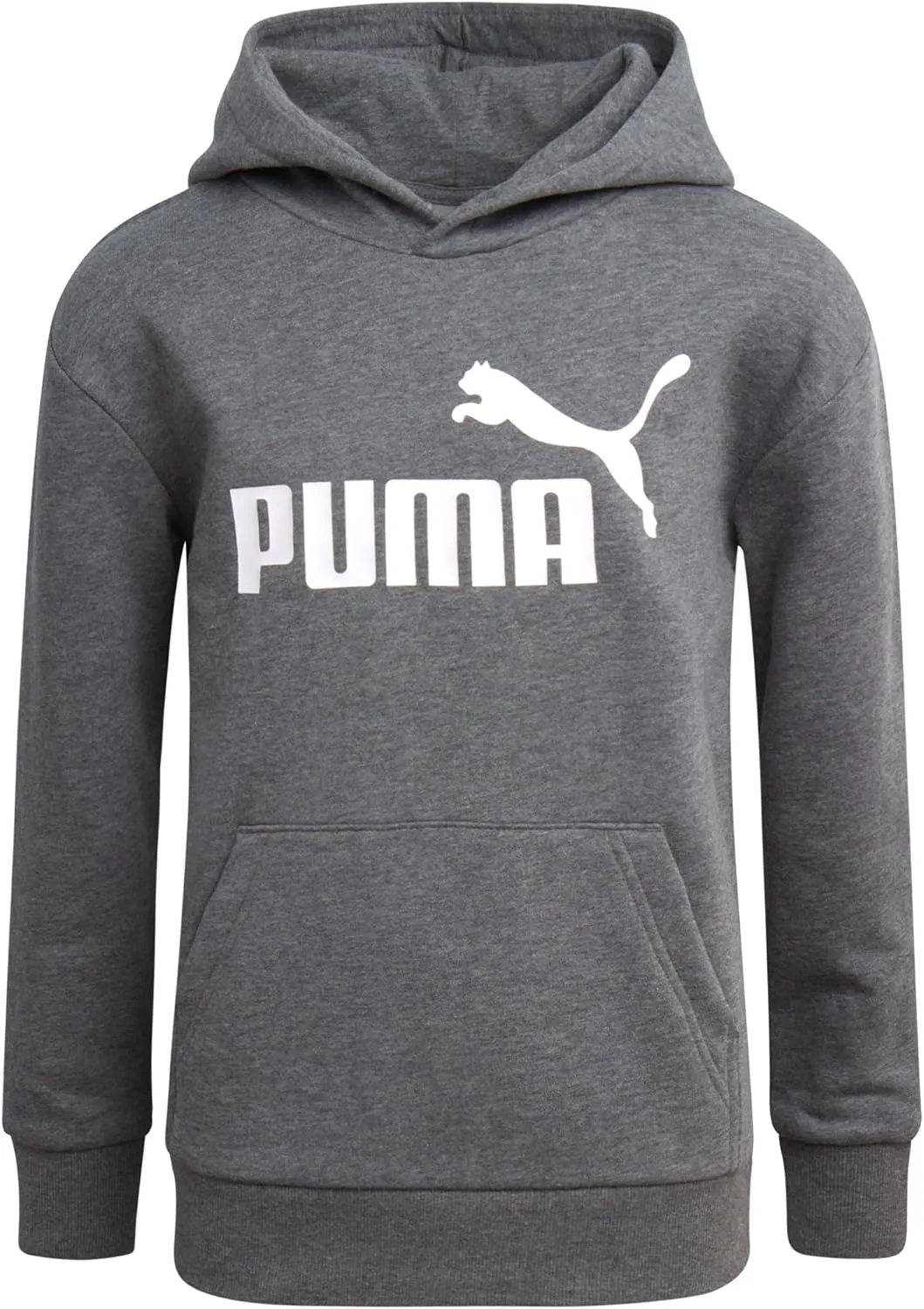 PUMA Boys' Athletic Hoodie - Fleece Pullover Hoodie Sweatshirt with Kangaroo Pockets - Fashion Hoodies for Boys (Sizes: 8-20)