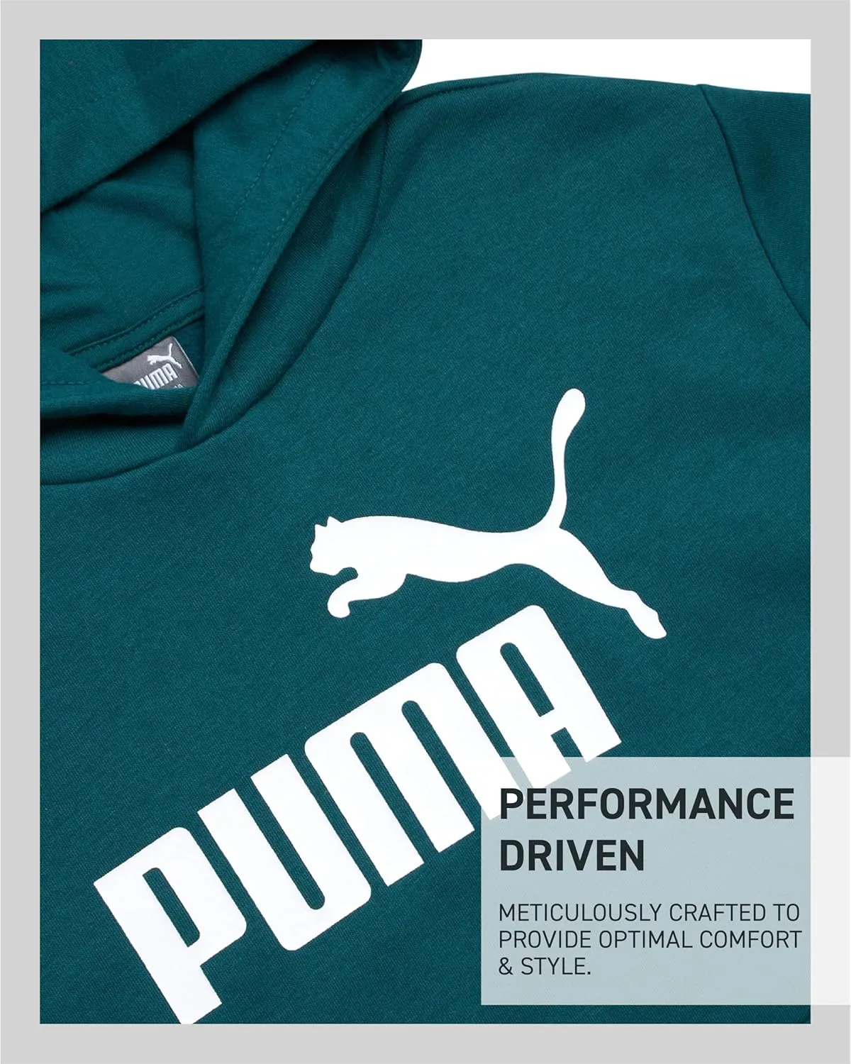 PUMA Boys' Athletic Hoodie - Fleece Pullover Hoodie Sweatshirt with Kangaroo Pockets - Fashion Hoodies for Boys (Sizes: 8-20)