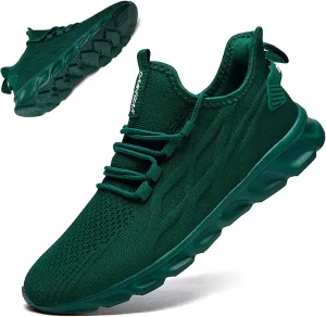 QIJGS Running Shoes for Men Gym Tennis Athletic Mesh Sneakers Lightweight Sports Fashion Workout Casual Shoes