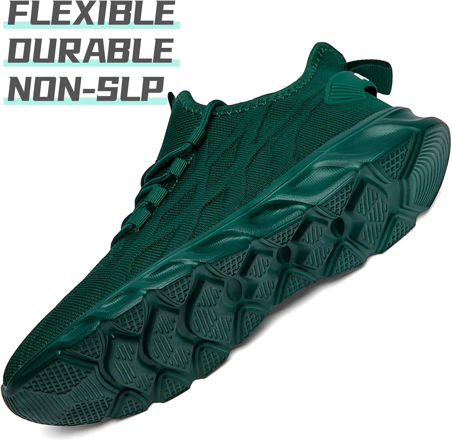 QIJGS Running Shoes for Men Gym Tennis Athletic Mesh Sneakers Lightweight Sports Fashion Workout Casual Shoes