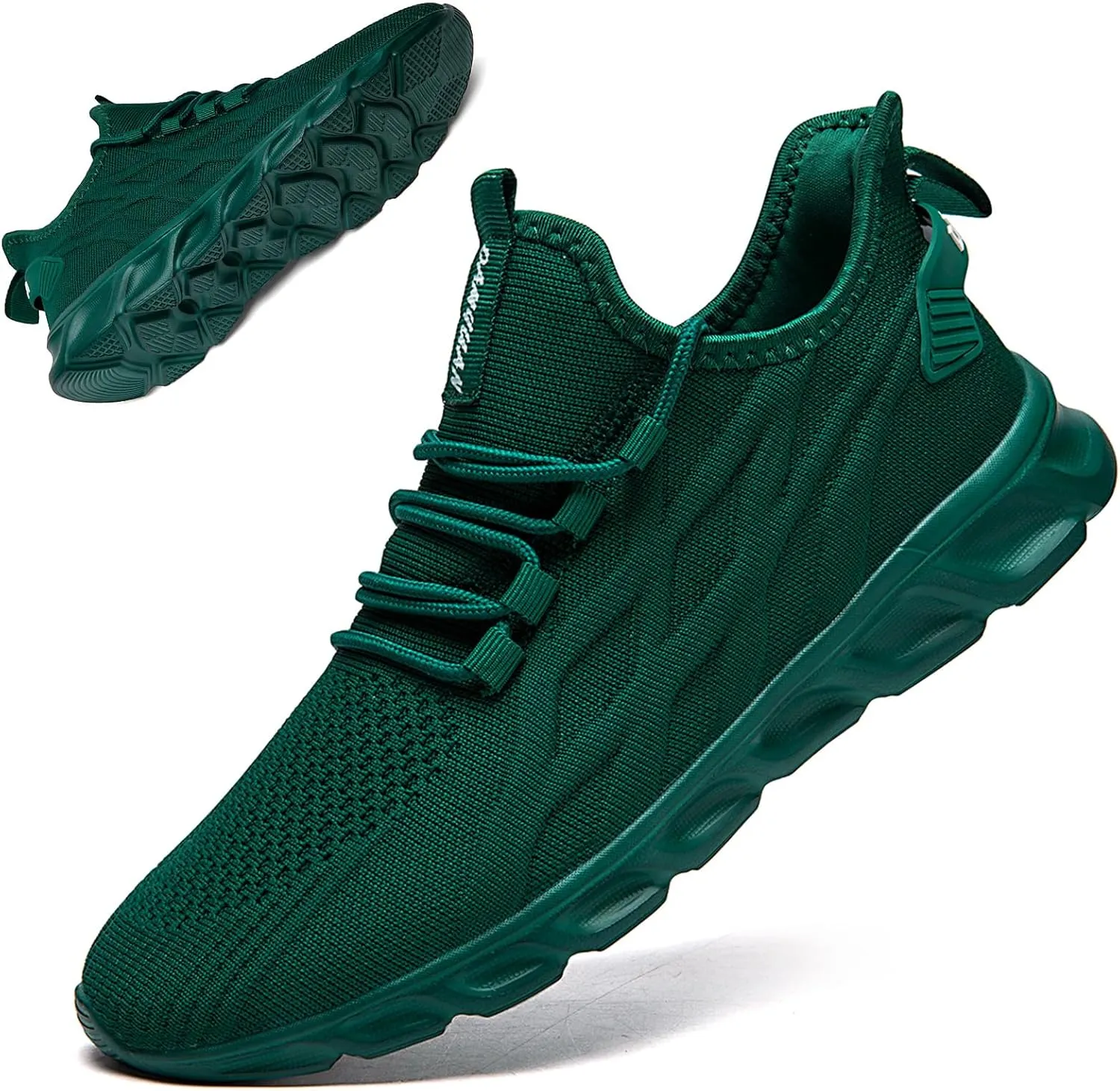 QIJGS Running Shoes for Men Gym Tennis Athletic Mesh Sneakers Lightweight Sports Fashion Workout Casual Shoes