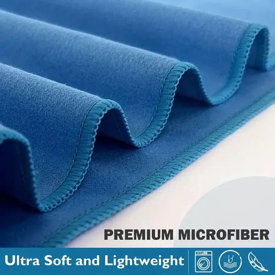 Quick Dry Microfiber Towel For Travel Sports Beach Swim Yoga Gym