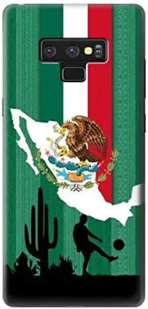 R2994 Mexico Football Soccer Map Flag Case Cover for Note 9 Samsung Galaxy Note9