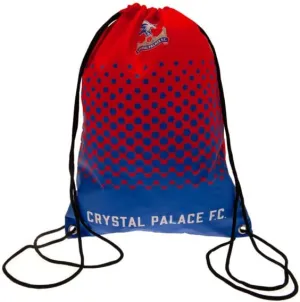 Ran Crystal Palace FC Gym Bag Official Merchandise, Red/Blue, Approx 44cm x 33cm flat