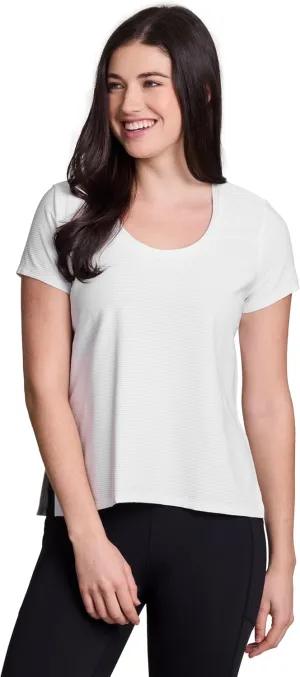 RBX Active Women's Quick Drying Gym T-Shirt with Side Vents, Breathable Mesh Workout Top with Plus Sizes