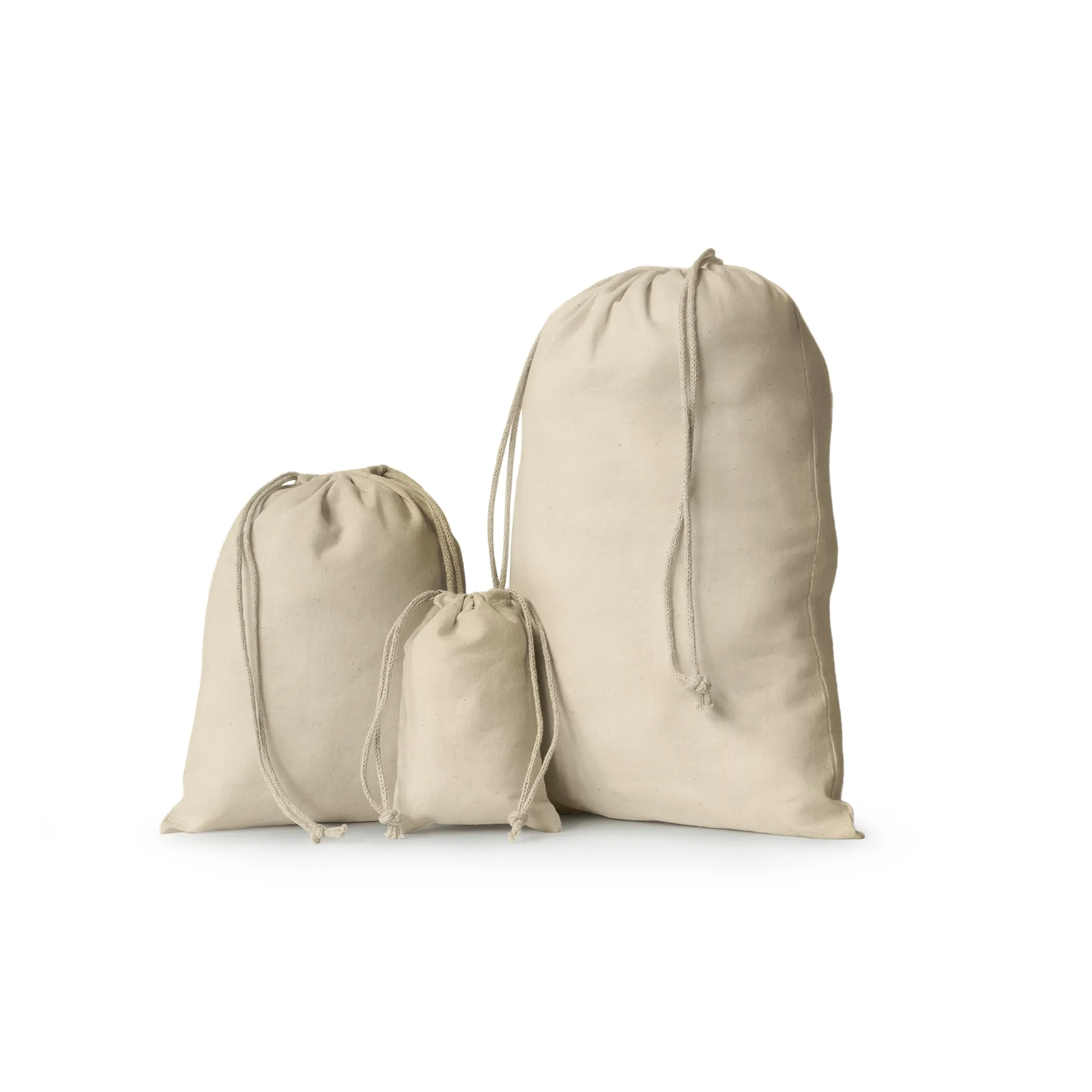 Recycled Cotton Double Drawstring Extra Large 12x18 inches