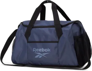 Reebok Duffle Bag – Gym Bag for Women & Men, Carry On and Overnight Duffle for Travel & Fitness, Size Small, Aleph Blue