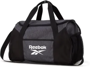 Reebok Duffle Bag – Gym Bag for Women & Men, Carry On and Overnight Duffle for Travel & Fitness, Size Small, Aleph Grey