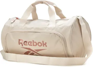 Reebok Duffle Bag – Gym Bag for Women & Men, Carry On and Overnight Duffle for Travel & Fitness, Size Small, Easton Beige