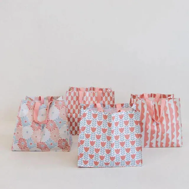Reusable Bags - Pale Blue (pack of 4)