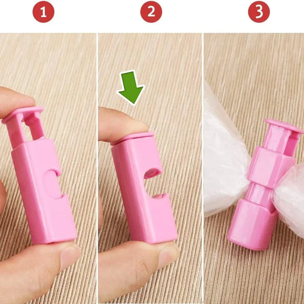 Reusable Food Sealing Clips for Bread & Snack Bags - 12/1 Pcs Set