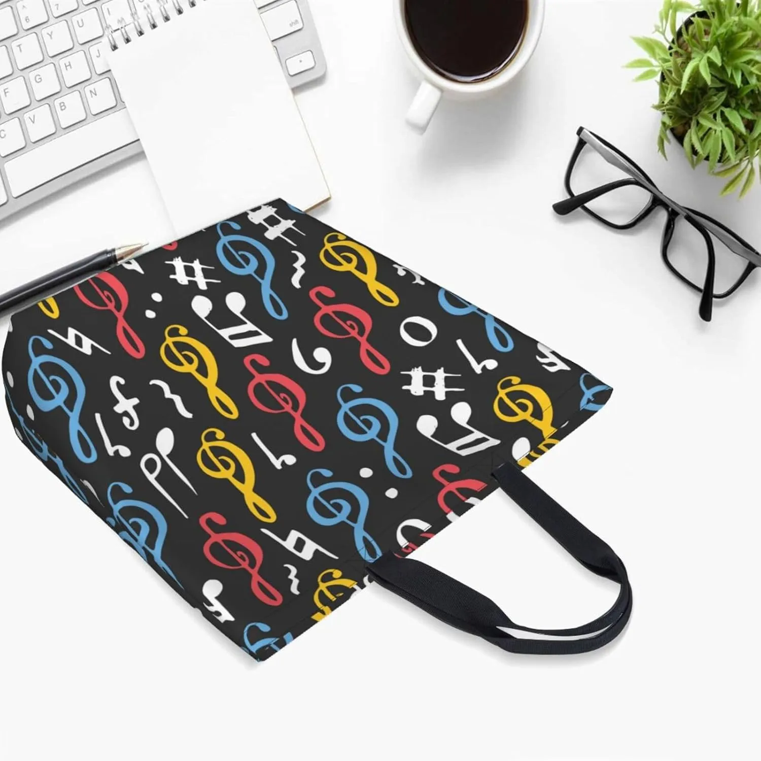 Reusable Grocery bags Big Capacity Shopping Bag Canvas Shoulder Tote Handbag for Women Girls