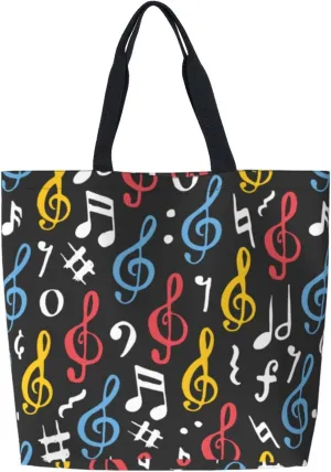 Reusable Grocery bags Big Capacity Shopping Bag Canvas Shoulder Tote Handbag for Women Girls