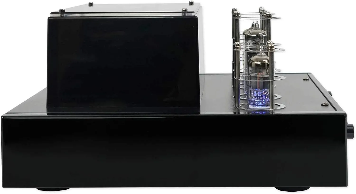 Rockville BluTube LED 70W Tube Amplifier Home Theater Stereo Receiver with Bluetooth, HDMI & Optical, Black with Blue Lights - Perfect for Audiophile Music, Home Theater & Gaming
