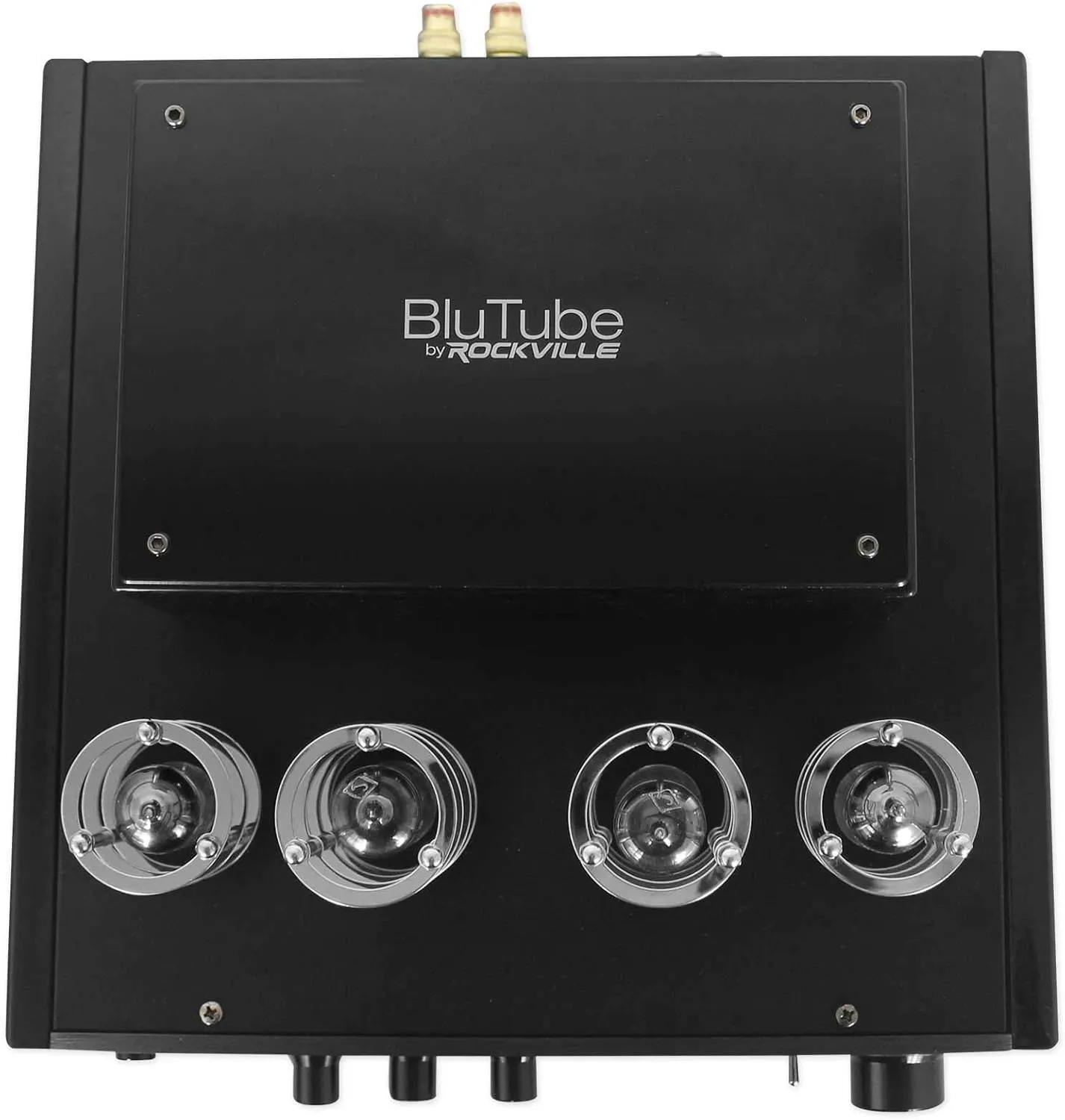 Rockville BluTube LED 70W Tube Amplifier Home Theater Stereo Receiver with Bluetooth, HDMI & Optical, Black with Blue Lights - Perfect for Audiophile Music, Home Theater & Gaming