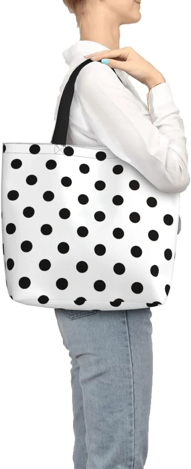 Rose Gold Glitter Print Tote Bag Casual Shoulder Bag Handbag Reusable Shopping Travel Bag Gifts For Women