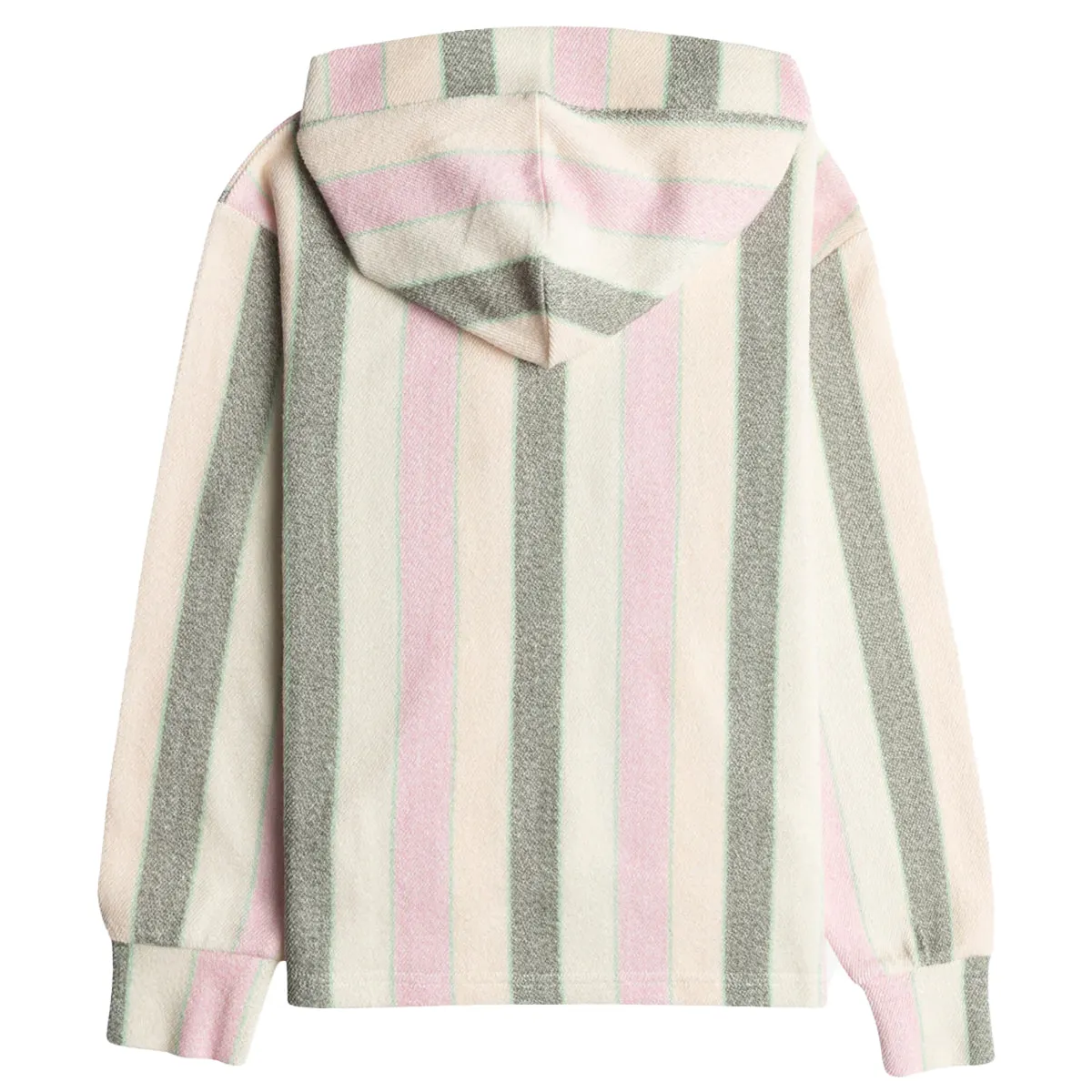 Roxy Youth Feels Like Summer Striped V-Neck Pullover Hoodie