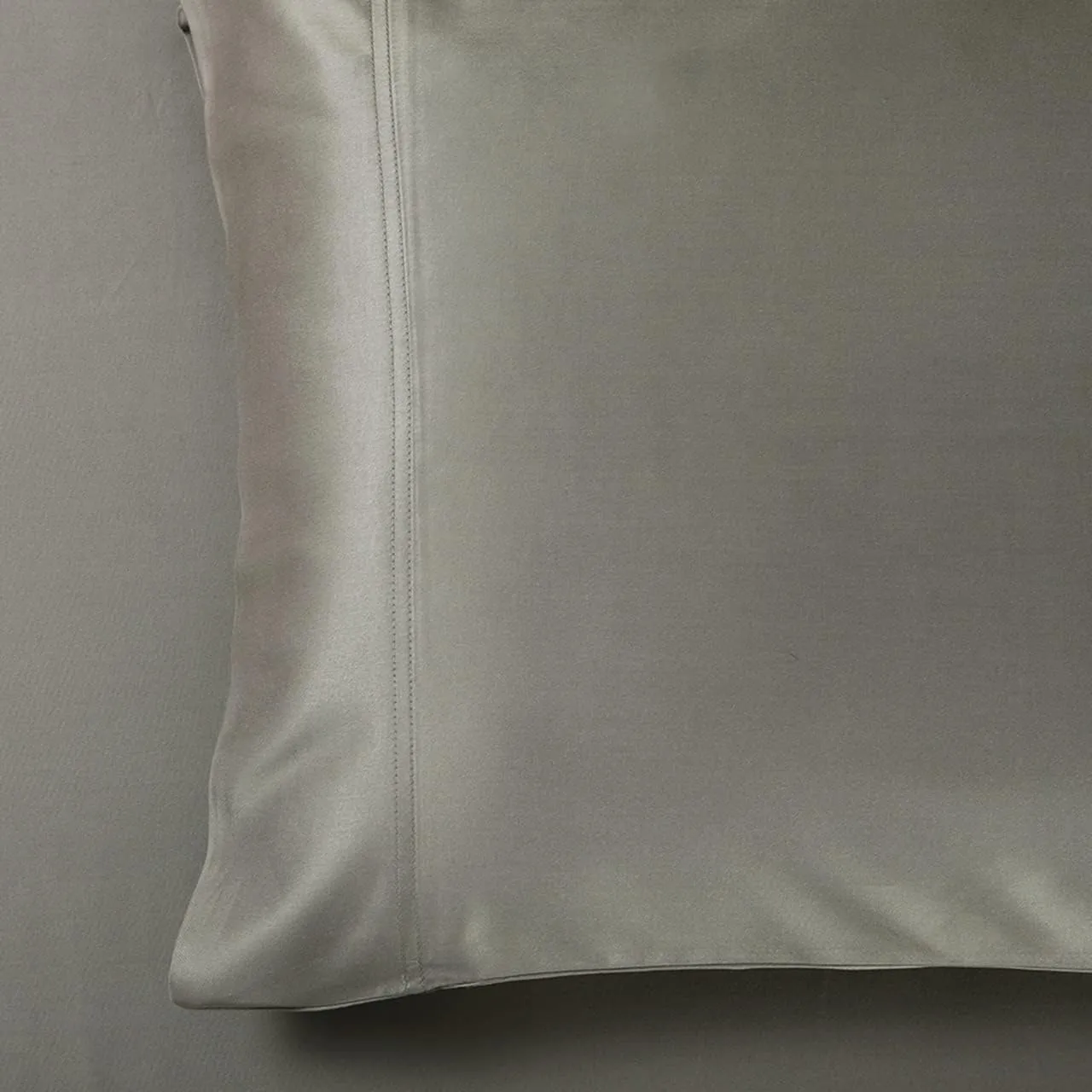 Royal Hotel Bedding ABRIPEDIC Pillowcases, Viscose from Bamboo, Pillowcases Set 600 Thread Count, Silky Soft Pillowcases, Viscose from Bamboo, 2PC Pillow Cases, Standard Size, Gray